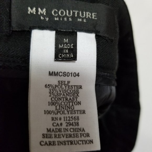 MM Couture Miss Me Pencil Skirt w/ Pleated Detail - Picture 4 of 4